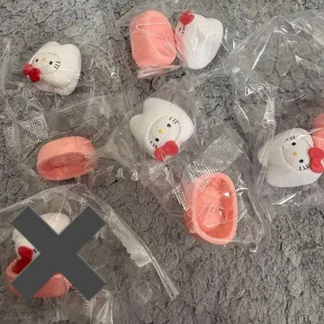 산리오 캐릭터즈 모두 함께 되자!-치아- 키티 4개 가챠가챠