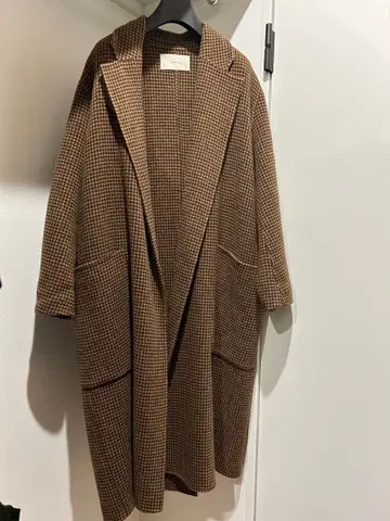 TODAYFUL 체크 무늬 롱 코트