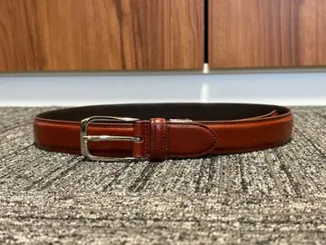 GENUINE LEATHER 브라운 가죽 벨트 천연 가죽