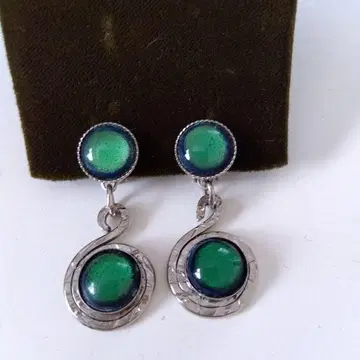 엘레강트한 녹청색 귀찌