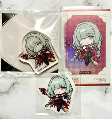 대만 명조 Cayenne Cafe 플로바 아크릴 블록 세트