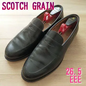 스코치 그레인 26.5 로퍼 비즈니스 슈즈 검정 블랙