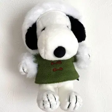 나카지마 스누피 봉제 인형 더플 코트