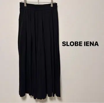 슬로브 이에나 SLOBE IENA 팬츠 루즈핏 허리밴딩 레이온 혼방