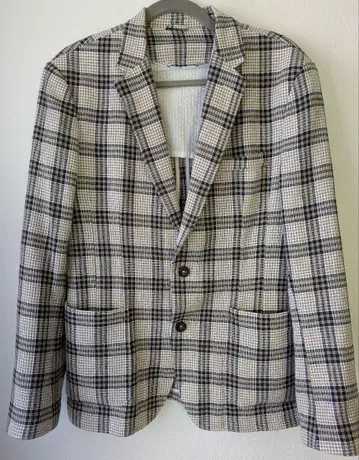새상품급 ZARA 체크 무늬 남성용 자켓