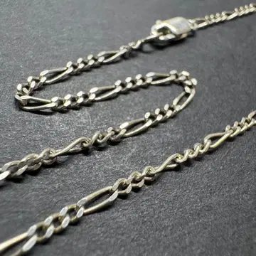 [ 49cm silver925 ] 빈티지 피가로 체인 목걸이