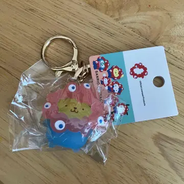 만박 미야쿠미야쿠 클리어 컬러 키링 폼폼푸딩