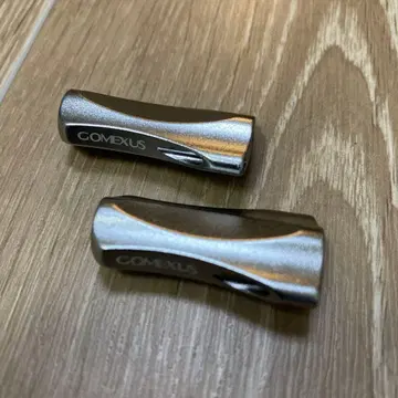 GOMEXUS 낚시릴용 핸들 노브 2개 세트 실버