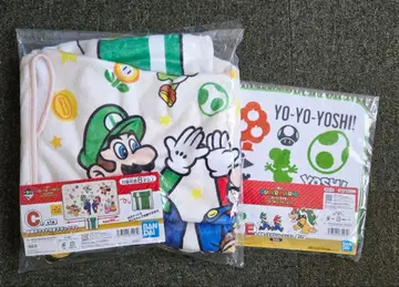 제일복권 슈퍼 마리오 C상 수납 포켓 포함 담요