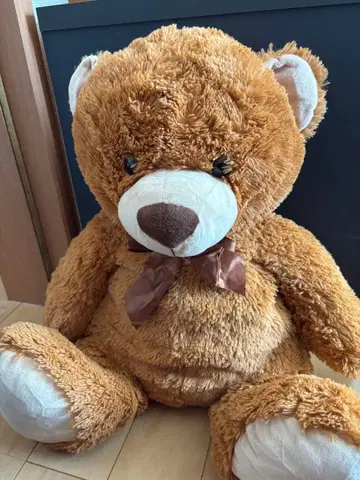 커다란 브라운 곰 봉제 인형 약 45cm