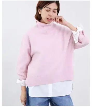 IENA 아쿠아 하이넥 풀오버 새상품급