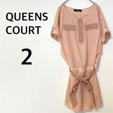 QUEENS COURT 미니 원피스 [ M ] 페플럼 튜닉