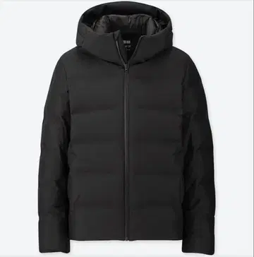 UNIQLO 유니클로 심리스 다운 파카 다운 자켓 M 블랙