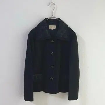 4375 루시안 모네 자켓 레트로 레이스 검정 블랙 11호