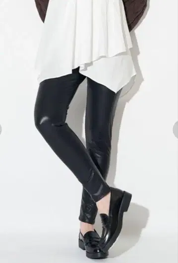 ELENDEEK 포 가죽 레깅스 01 블랙