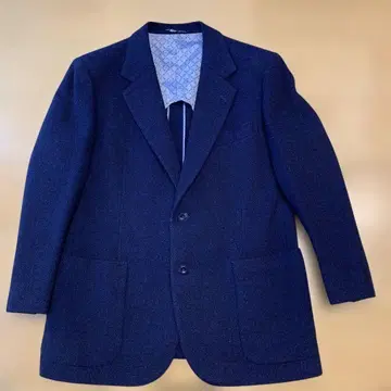 Ota 네이비 캐주얼 수트 HarrisTweed