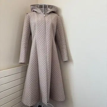 르네 인기 완판 38 퀼팅 후드 부착 코트