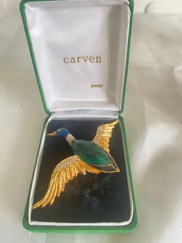 CARVEN 칼벤 빈티지 브로치 프랑스 산