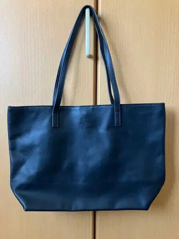 블랙 가죽 천연 가죽 경량 토트백