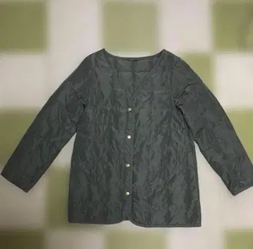 새상품급! Andemiu 그레이 퀼팅 자켓