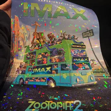 주토피아2 IMAX 한정판 포스터