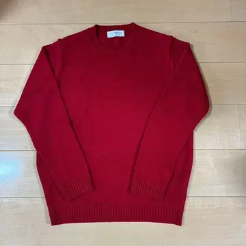 TOMORROWLAND tricot 빨간색 크루넥 니트 스웨터