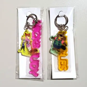 주토피아 알파벳 아크릴 참 닉 주디 니블스