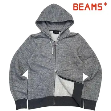 [ 빔즈 ] 집업 후드티 멜란지 그레이