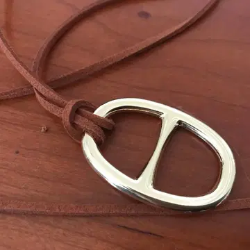 스카프링 가죽끈 포함 골드