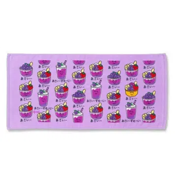 미사용 새상품 오에카키상 페이스 타월 아사이상