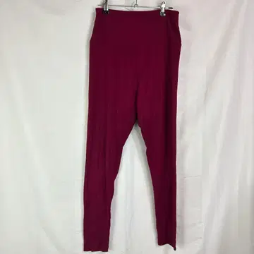 레깅스 팬츠 보르도 신축성 있음 [ S ]  스트레치 허리밴딩