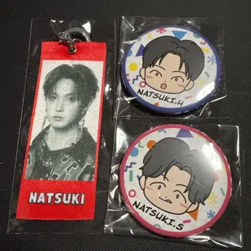 호리 나츠키 메지루시 택 캔뱃지 세트 사와모토 나츠키