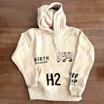 [ 미사용 새상품 ] 스누피 서프샵 베이지 후드티 트레이닝복 S