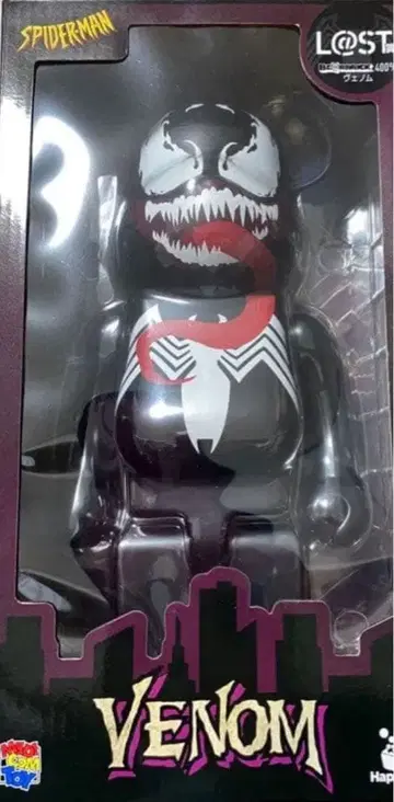 BE@RBRICK 400% VENOM 스파이더맨 라스트 원상