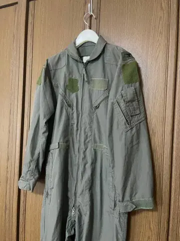 미군 실물 cwu-27p 42L 대령 계급장 부착 아라미드 플라이트 수트