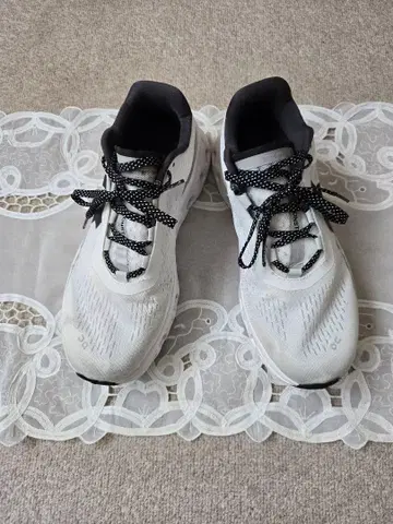 새상품급 on 클라우드 몬스터 화이트 스니커즈 25.5