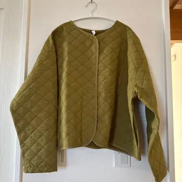 LUPILIEN 올리브색 퀼팅 자켓 F 사이즈