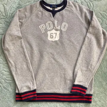 새상품급 Polo 랄프 로렌 래글런 소매 그레이 트레이닝복 67