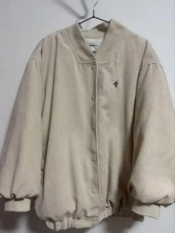 코듀로이 오버 사이즈 자켓 베이지