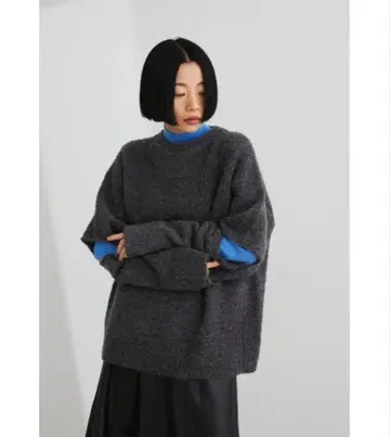 stylemixer 암 슬릿 루즈 니트 그레이