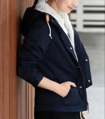 BEAUTY&YOUTH 3WAY 보아 라이너 마운틴 후드티 네이비 M