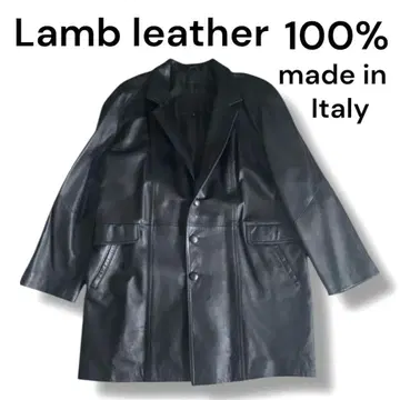 가죽 코트 가죽 자켓 램 가죽 자켓 코트 천연 가죽 블랙