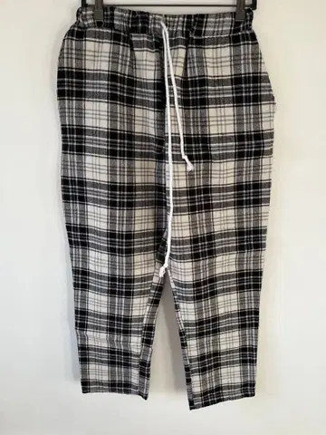 us 산겐자야 체크 무늬 이지 팬츠