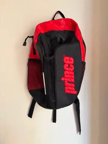 prince 테니스 라켓 백 빨강 검정 새상품급