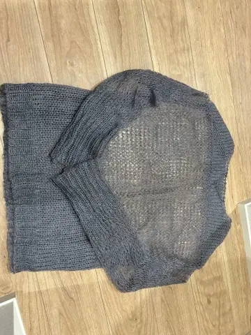 TODAYFUL 모헤어 로우게이지 니트 그레이