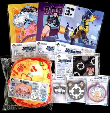 제일복권 원피스 미래섬 에그헤드 F상 피자 케이스 포함 담요