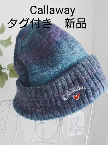 캘러웨이 니트 모자 새상품 택 포함 여성용