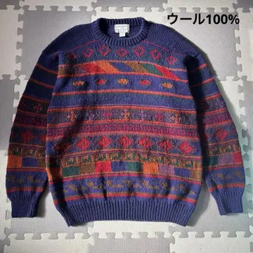 [빈티지] Nomadic Traders 울 니트 스웨터 페루산