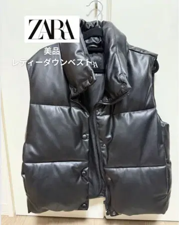 [ 거의 미사용 ] ZARA 블랙 다운 베스트