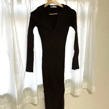 ZARA 새상품급 리브 타이트 롱 원피스
